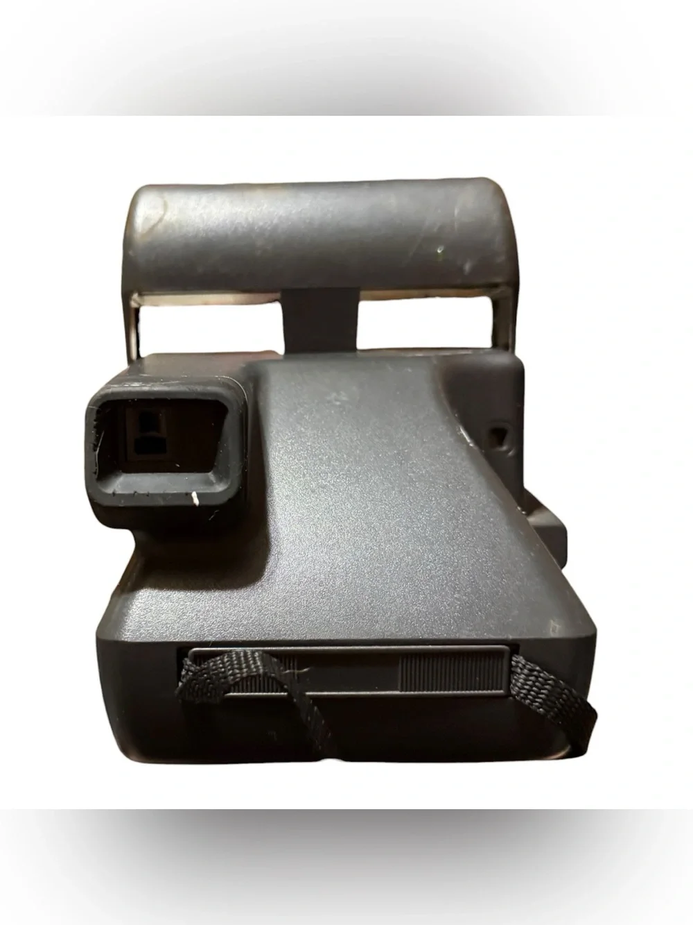 Vintage Polaroid One Step Close Up 600 Film Instant Camera With Strap - UNTESTED